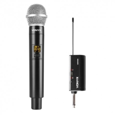 MICROFONO UHF WIRELESS 10 CANALI PLUG E PLAY 863,00mhz + 865,00mhz WM55