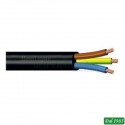 CAVO ELETTRICO 3X1,5 mm TRIPOLARE COLORE NERO MATASSA DA 100 METRI