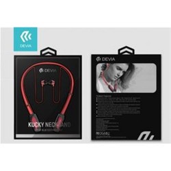 AURICOLARI BLUETOOTH SPORT CON ARCHETTO MAGNETICO COLORE ROSSO