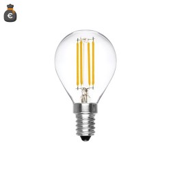 LAMPADINA A LED FILAMENTI LED IN VETRO 230 VOLT E14 6000°K