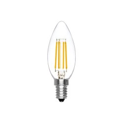 LAMPADINA A LED TRASPARENTE 6 WATT 800 LUMEN 230 VOLT 6000°K E14
