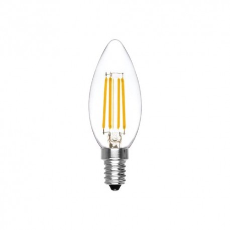 LAMPADINA A LED TRASPARENTE 6 WATT 800 LUMEN 230 VOLT 6000°K E14
