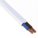 CAVO ELETTRICO 2X0,50 A PIATTINA COLORE BIANCO