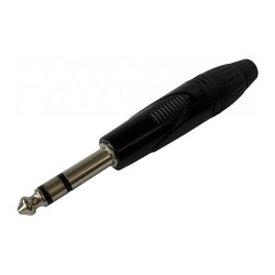 CONNETTORE VOLANTE JACK DA 6.35mm STEREO