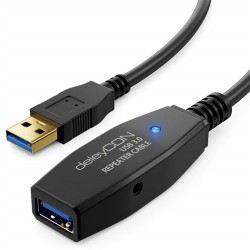 PROLUNGA USB 3.0 ATTIVA AMPLIFICATA LUNGHEZZA 5 METRI