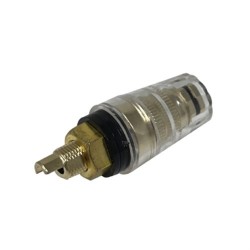 BOCCOLA DA PANNELLO PROFESSIONALE PER SPINA BANANA DIAMETRO 4mm NERO