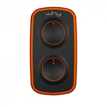 RADIOCOMANDO MINI WHY EVO NOA MULTIFREQUENZA AD AUTOAPPRENDIMENTO COLORE BLACK ORANGE