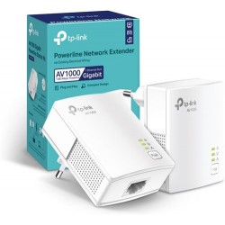 POWERLINE GIGABIT PORTA HOMEPLUG AV2 VELOCITA 1000 Mbps Streaming Video HD/3D/4K