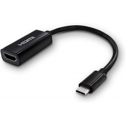 CAVO ADATTATORE USB-C- HDMI FEMALE 0,23 METRI COLORE NERO