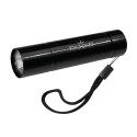 TORCIA LED RICARICABILE IN ALLUMINIO 3 WATT 220MAH 80 LUMEN NERA