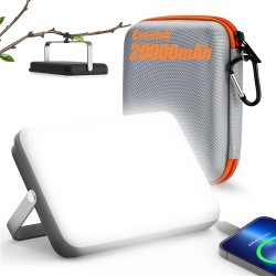 LAMPADA LED DA CAMPEGGIO 4000LM POWERBANK FINO A 144 ORE 4 MODALITA' DI LUCE