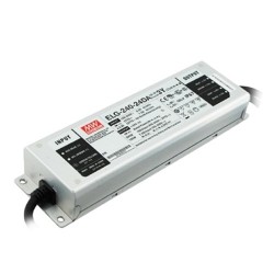 ALIMENTATORE DA ESTERNO DALI CON PFC MEANWELL 240 WATT 24 VOLT ELG-240-24DA-3Y