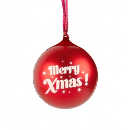 PALLA DI NATALE LUMINOSA CON SPEAKER – XMASBALLRED EPOK COLORE ROSSO