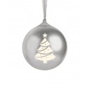 PALLA DI NATALE LUMINOSA CON SPEAKER – XMASBALLSILV EPOK COLORE SILVER