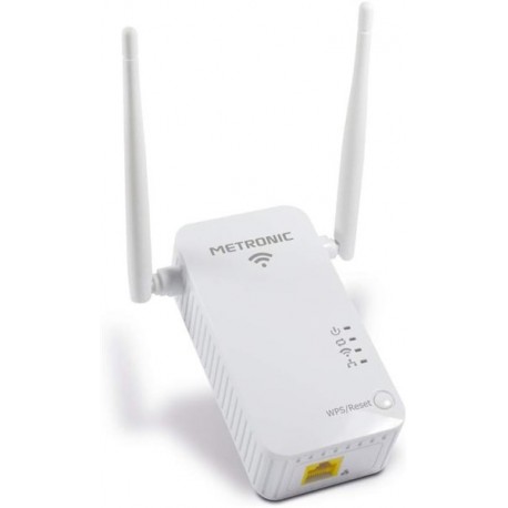 RIPETITORE WI-FI 300 Mbps 495432 METRONIC COLORE BIANCO