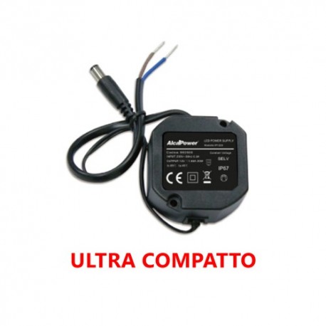 ALIMENTATORE SWITCHING IP67 12 VOLT 20 WATT 1,66 AMPER