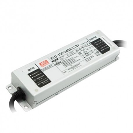 ALIMENTATORE DA ESTERNO DALI CON PFC MEANWELL 150 WATT 24 VOLT ELG-150-24DA-3Y