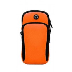 CUSTODIA ELASTICA DA BRACCIO PER SMARTPHONE COLORE ARANCIO