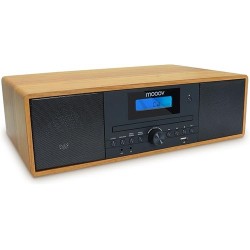 HIFI STEREO 50 WATT LETTORE CD BLUETOOTH RADIO FM USB AUX-IN MOOOV 477380