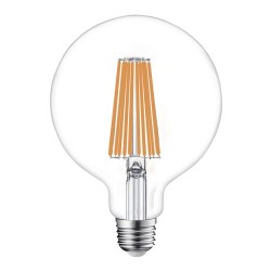 LAMPADA G125 A FILAMENTO VETRO TRASPARENTE LED 230V 18W 3200lm 3000K E27