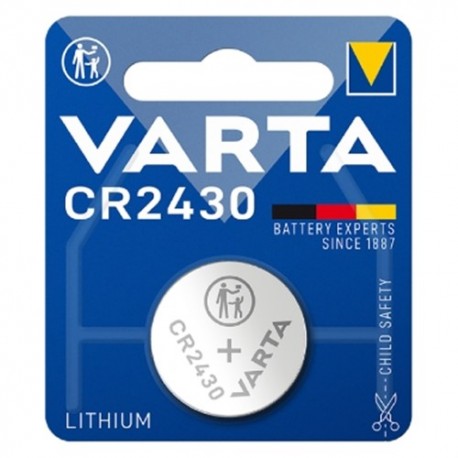 PILA A BOTTONE LITIO CR2430 VARTA CR2430