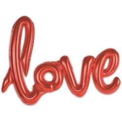 SCRITTA LOVE GONFIABILE COLORE ROSSO