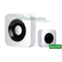 CAMPANELLO WIRELESS CON PORTATA 150 METRI ( Mod. iSNATCH BIANCO/NERO )