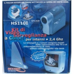 KIT DI VIDEOSORVEGLIANZA A COLORI SENZA FILI HS110I