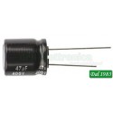 CONDENSATORE ELETTROLITICO 2,2mF 400V VERTICALE