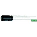 CONDENSATORE ELETTROLITICO 3,3mF 100V VERTICALE