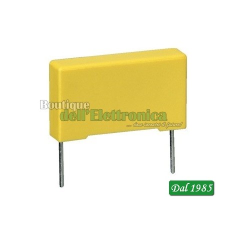 CONDENSATORE POLIESTERE 1600/2000Vcc PASSO 15/20 3.300pf - 0,0033mf - 3,3n