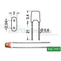 TERMISTORE NTC 10 KOHM 0,25W