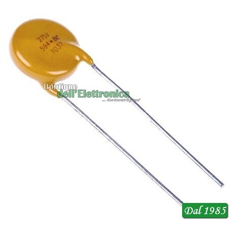 VARISTORE OSSIDO METALLO 13mm 275Vrm 350pF