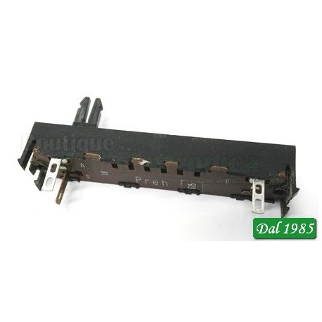 POTENZIOMETRO SLIDER PLASTICO 1 KOHM LINEARE L= 60mm