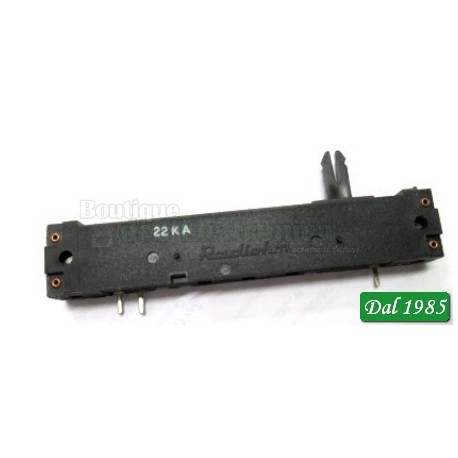 POTENZIOMETRO SLIDER PLASTICO 10 MOHM LINEARE L= 88mm RADIOHM