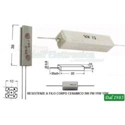 RES. CER. VERT. 8,2 OHM 10 W 10%
