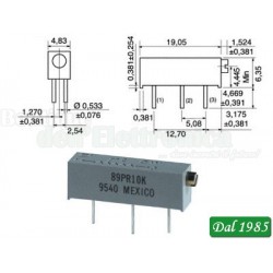 TRIMMER MULTIGIRI 500 OHM