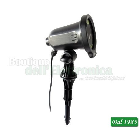 LASER GRAFICO A DUE COLORI DA ESTERNI IP44 CON TIMER LASER STAR