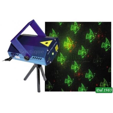 LASER GRAFICO VERDE/ROSSO A CUORI