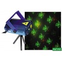 LASER GRAFICO VERDE/ROSSO A CUORI