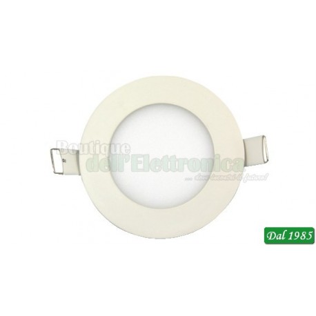 FARETTO A LED SLIM DA INCASSO 12W LUCE NATURALE 4000°K CON SENSORE A MICROONDE