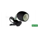 FARETTO SINGOLO LED CON PINZA - NERO