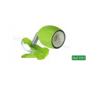FARETTO SINGOLO LED CON PINZA - VERDE