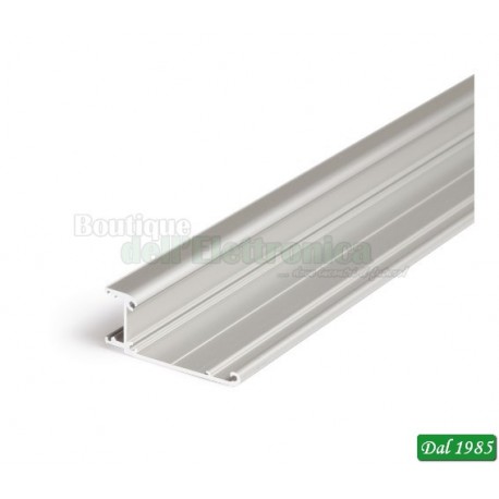 PROFILO IN ALLUMINIO STILE ANODIZZATO LUNGHEZZA 2 METRI