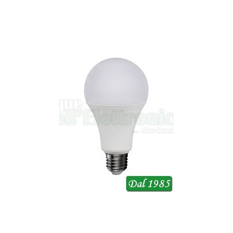 LAMPADA A LED COLORE BIANCO NATURALE 4000°K 16 WATT E27