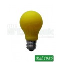 LAMPADINA CLASSIC LED VETRO COLORE GIALLO LUCE CALDA 4 WATT E27