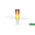 LAMPADINA LED EFFETTO FIAMMA G9 0,7W LUCE CALDA