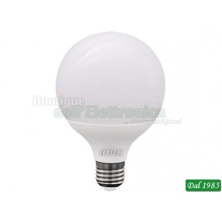 LAMPADINA LED GLOBO 95 E27 15W LUCE FREDDA