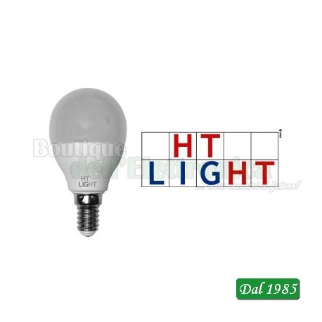 LAMPADINA MINI SFERA LED 175-250V 8W 750lm 6000K E14