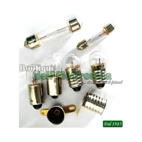 LAMPADA A SFERA 6V 350 mA PASSO E10